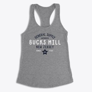 Bucks Mill New Jersey General Supply Women's Racerback Tank