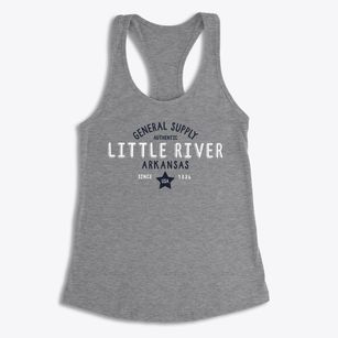 Little River Arkansas General Supply Women's Racerback Tank