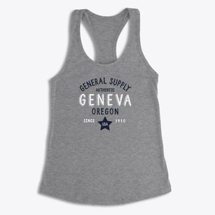 Geneva Oregon General Supply Women's Racerback Tank