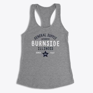 Burnside Illinois General Supply Women's Racerback Tank