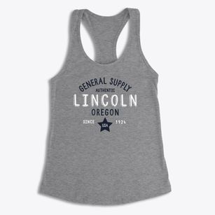 Lincoln Oregon General Supply Women's Racerback Tank