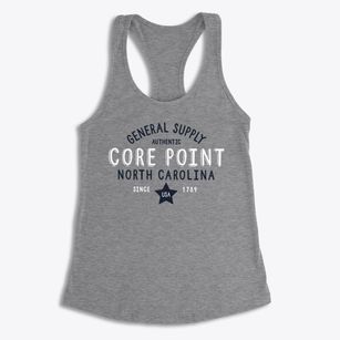 Core Point North Carolina General Supply Women's Racerback Tank