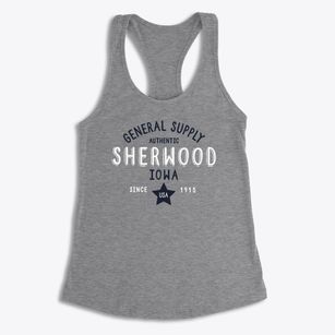 Sherwood Iowa General Supply Women's Racerback Tank