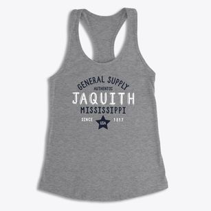 Jaquith Mississippi General Supply Women's Racerback Tank