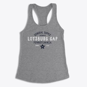 Loysburg Gap Pennsylvania General Supply Women's Racerback Tank