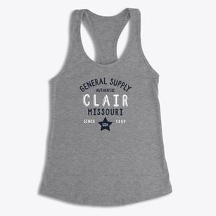 Clair Missouri General Supply Women's Racerback Tank