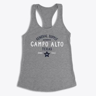 Campo Alto Texas General Supply Women's Racerback Tank