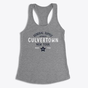 Culvertown New York General Supply Women's Racerback Tank