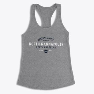 North Kannapolis North Carolina General Supply Women's Racerback Tank