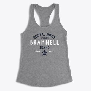 Bramwell Idaho General Supply Women's Racerback Tank