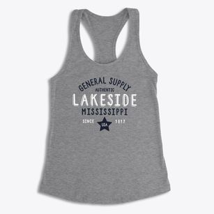 Lakeside Mississippi General Supply Women's Racerback Tank