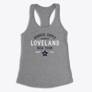 Loveland New York General Supply Women's Racerback Tank