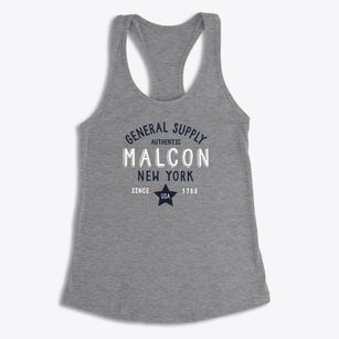 Malcon New York General Supply Women's Racerback Tank