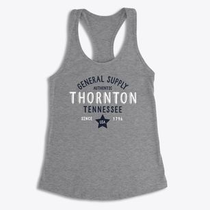 Thornton Tennessee General Supply Women's Racerback Tank