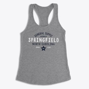 Springfield North Carolina General Supply Women's Racerback Tank