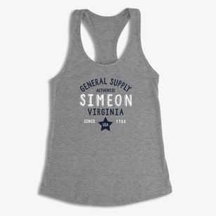Simeon Virginia General Supply Women's Racerback Tank