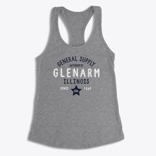 Glenarm Illinois General Supply Women's Racerback Tank
