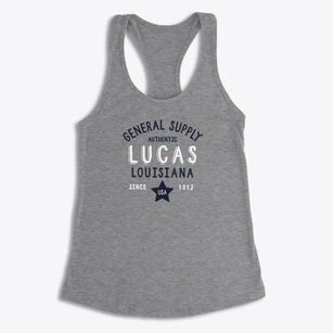 Lucas Louisiana General Supply Women's Racerback Tank