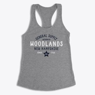 Woodlands New Hampshire General Supply Women's Racerback Tank
