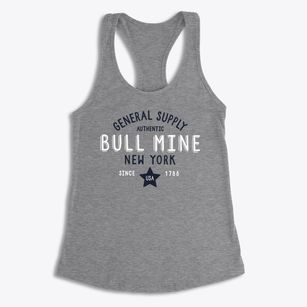 Bull Mine New York General Supply Women's Racerback Tank