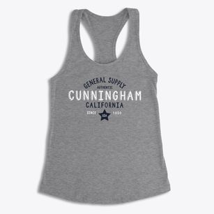Cunningham California General Supply Women's Racerback Tank