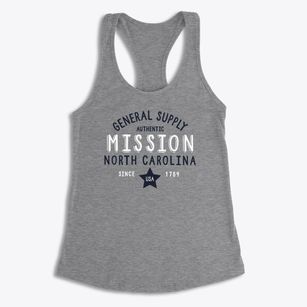 Mission North Carolina General Supply Women's Racerback Tank