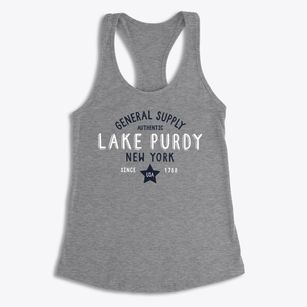 Lake Purdy New York General Supply Women's Racerback Tank