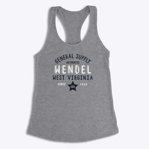 Wendel West Virginia General Supply Women's Racerback Tank
