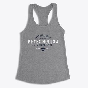 Keyes Hollow New Hampshire General Supply Women's Racerback Tank