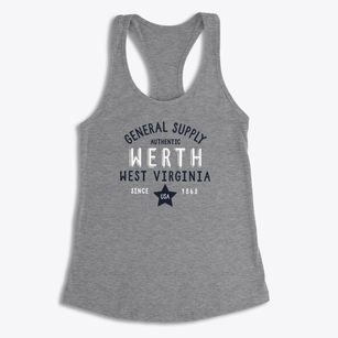 Werth West Virginia General Supply Women's Racerback Tank