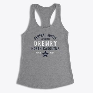 Drewry North Carolina General Supply Women's Racerback Tank