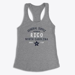 Rico North Carolina General Supply Women's Racerback Tank