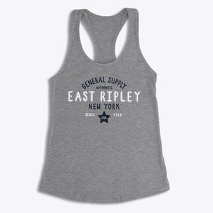 East Ripley New York General Supply Women's Racerback Tank