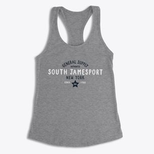 South Jamesport New York General Supply Women's Racerback Tank