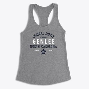 Genlee North Carolina General Supply Women's Racerback Tank