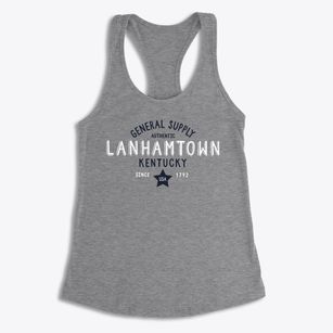 Lanhamtown Kentucky General Supply Women's Racerback Tank