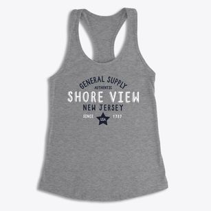 Shore View New Jersey General Supply Women's Racerback Tank