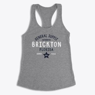 Brickton Florida General Supply Women's Racerback Tank