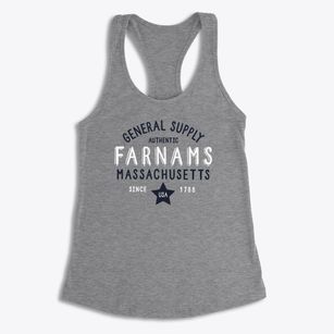 Farnams Massachusetts General Supply Women's Racerback Tank