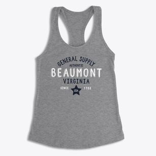 Beaumont Virginia General Supply Women's Racerback Tank