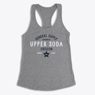 Upper Soda Oregon General Supply Women's Racerback Tank