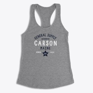 Carson Maine General Supply Women's Racerback Tank