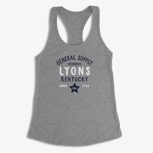 Lyons Kentucky General Supply Women's Racerback Tank