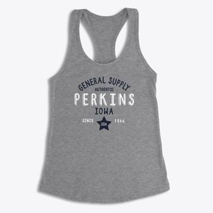 Perkins Iowa General Supply Women's Racerback Tank