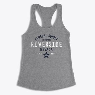 Riverside Nevada General Supply Women's Racerback Tank