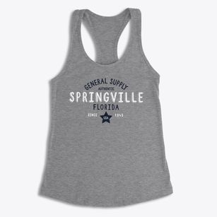 Springville Florida General Supply Women's Racerback Tank