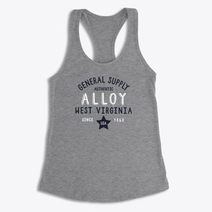 Alloy West Virginia General Supply Women's Racerback Tank