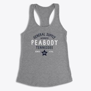 Peabody Tennessee General Supply Women's Racerback Tank