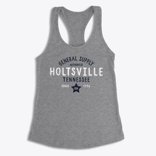 Holtsville Tennessee General Supply Women's Racerback Tank