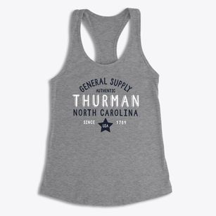 Thurman North Carolina General Supply Women's Racerback Tank